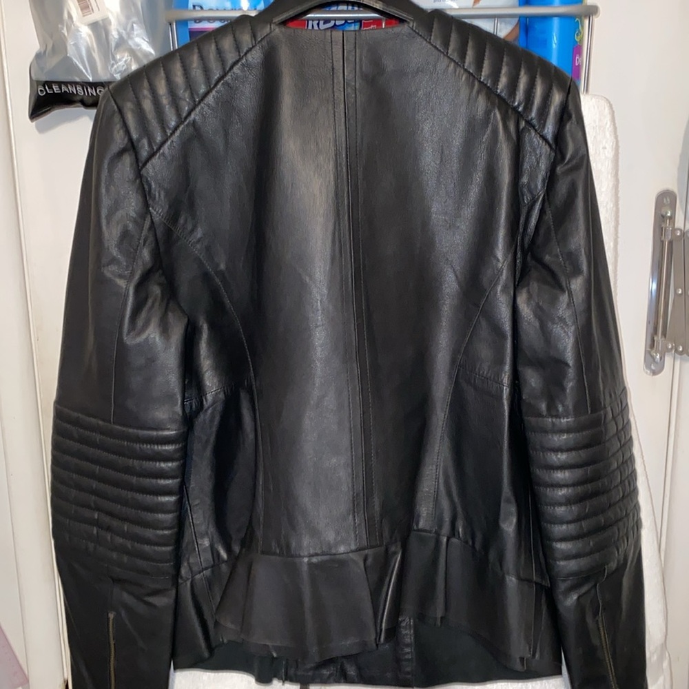 MaxMara lamb leather jacket, Size 8, M